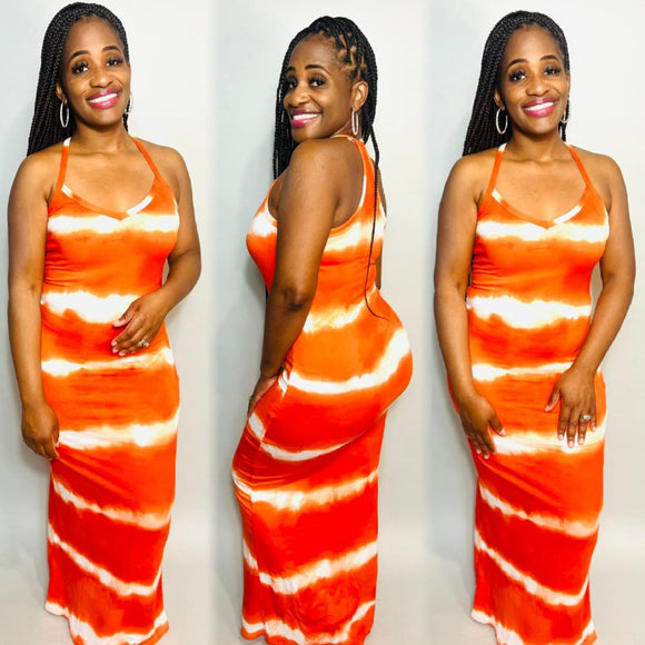 Happy Maxi Dress *Orange*