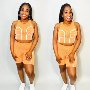 GVO Short Set Orange